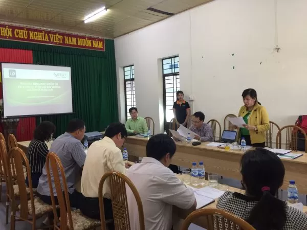 Bàn giao phần mềm môi trường - Quản lý số liệu quan trắc cho BQL KKT Dung Quất và các KCN Quảng Ngãi